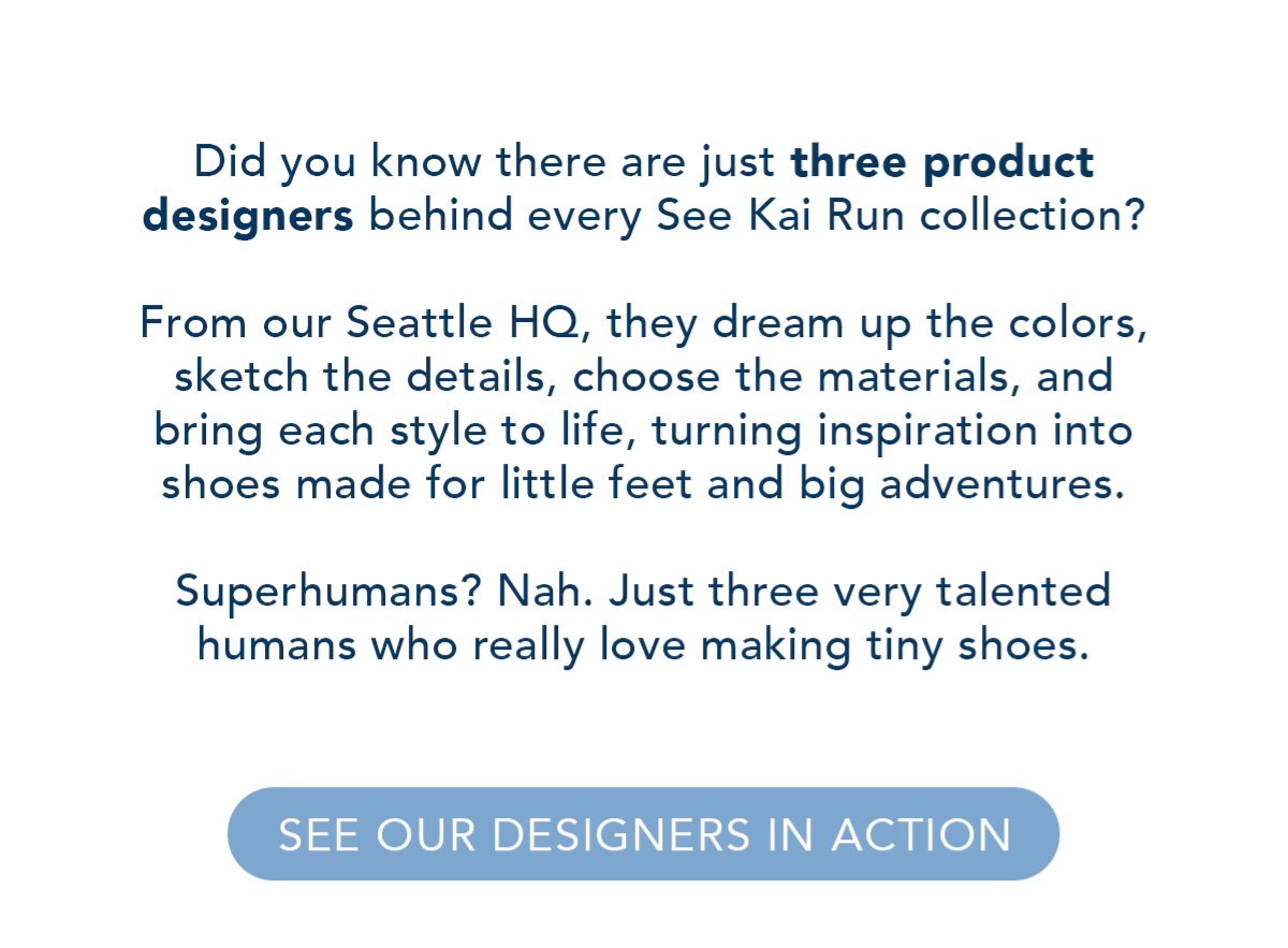 3 talented designers are behind every collection