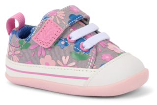 Stevie Mini Gray Floral