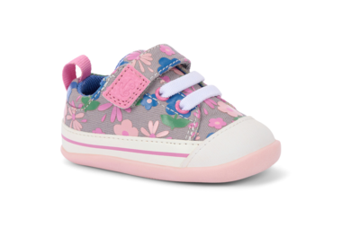 Stevie Mini Gray Floral