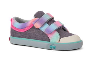 Robyne Gray Denim/Rainbow