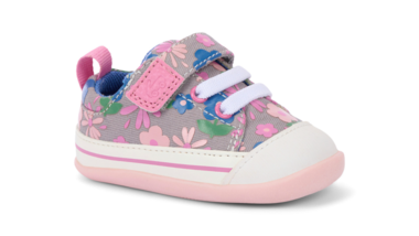 Stevie Mini Gray Floral