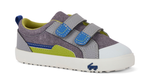Riley Gray Denim/Lime