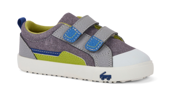 Riley Gray Denim/Lime