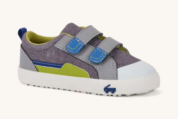 Riley Gray Denim/Lime