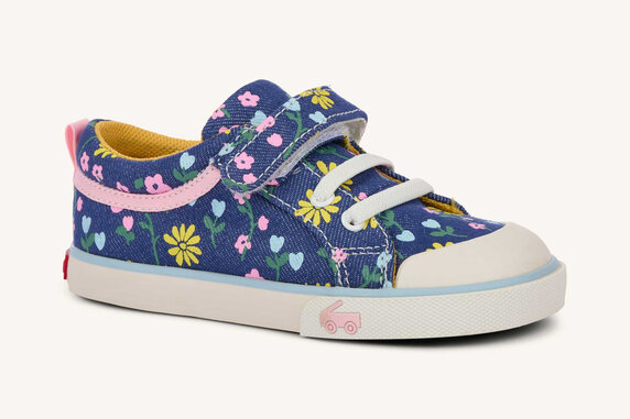 Kristin Blue Denim/Floral