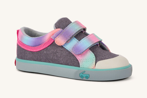 Robyne Gray Denim/Rainbow