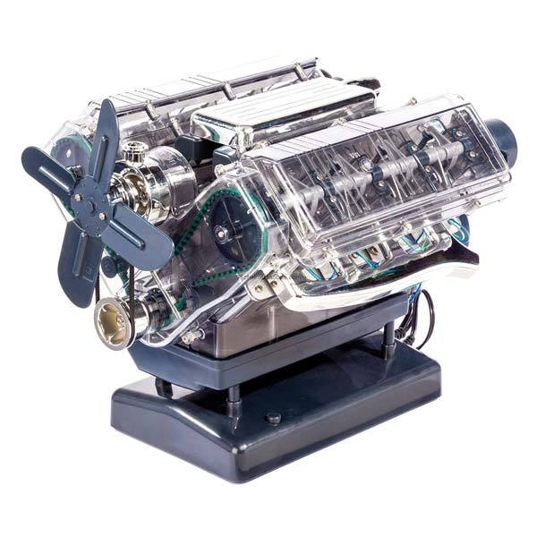 See Thru V8 engine
