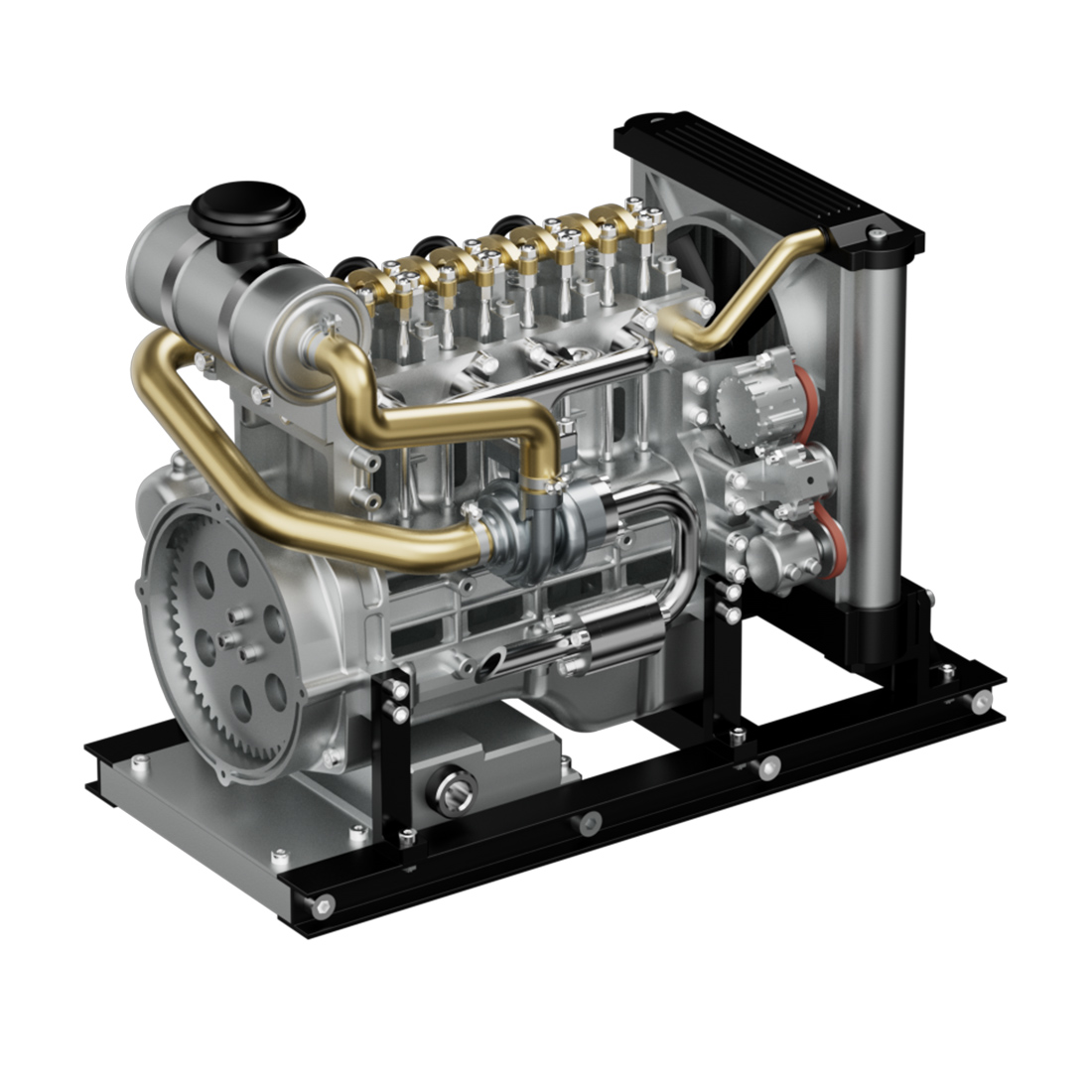 Teching L4 Diesel Engine Model
