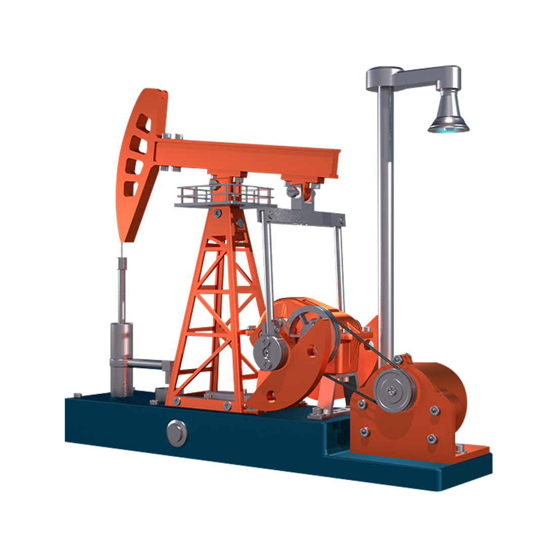Oil pumping unit