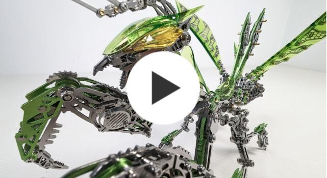 3D Mantis Metal Model