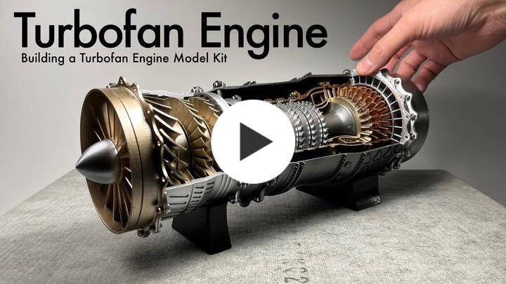 Trubofan engine