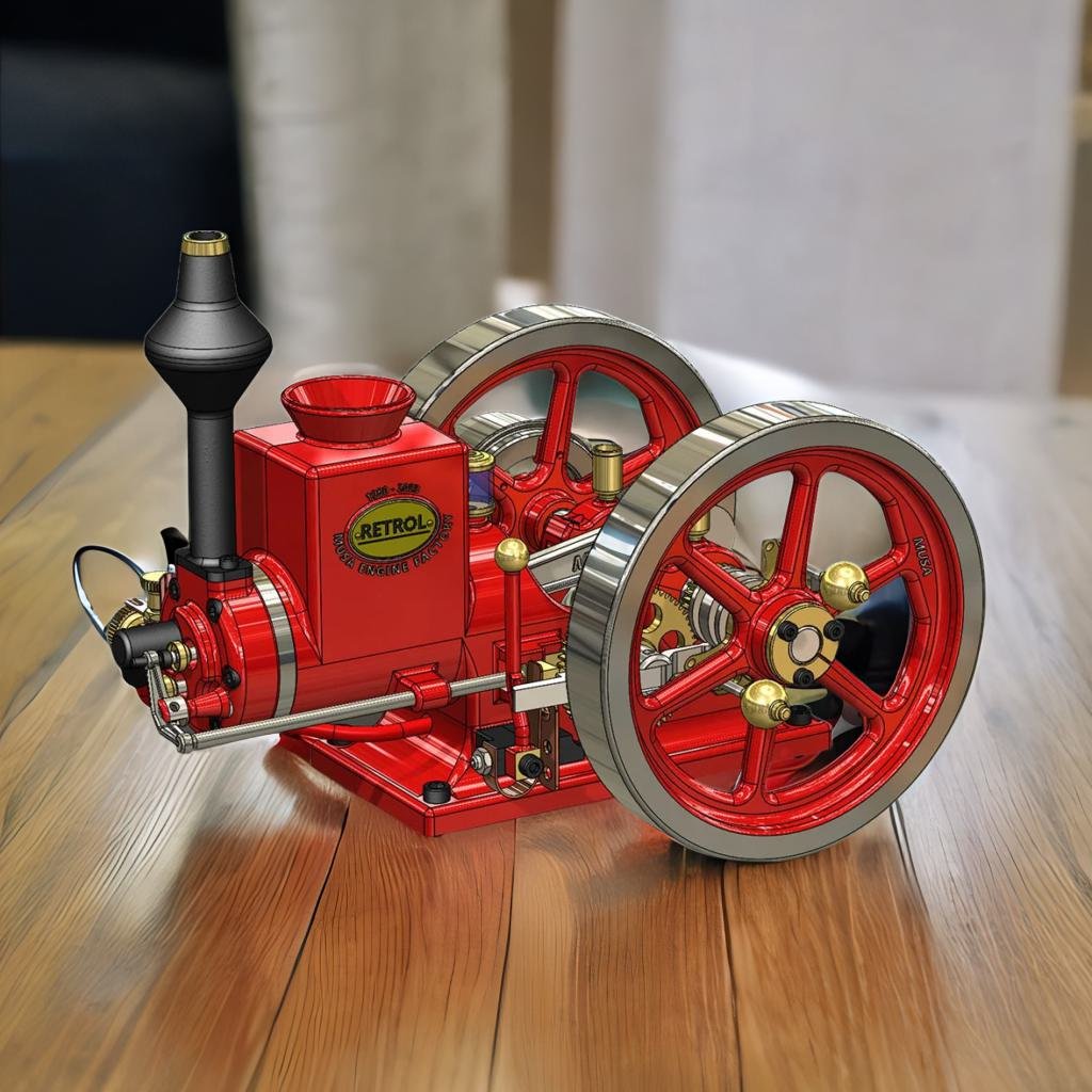retrol hm-01 hit and miss engine
