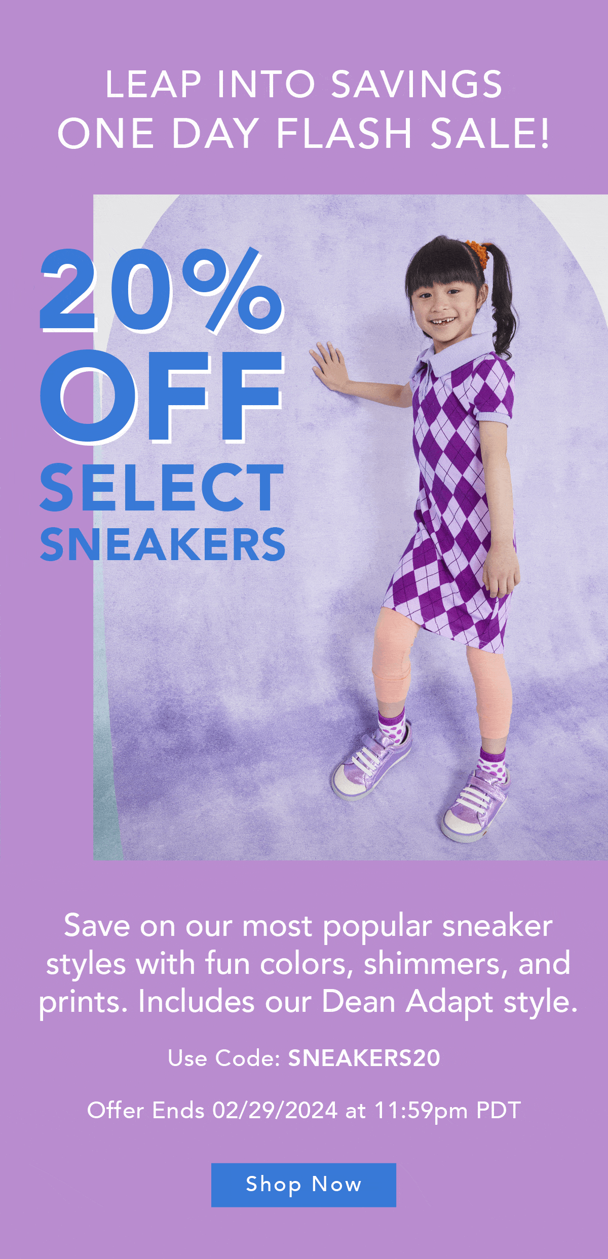 20% Off Select Sneakers