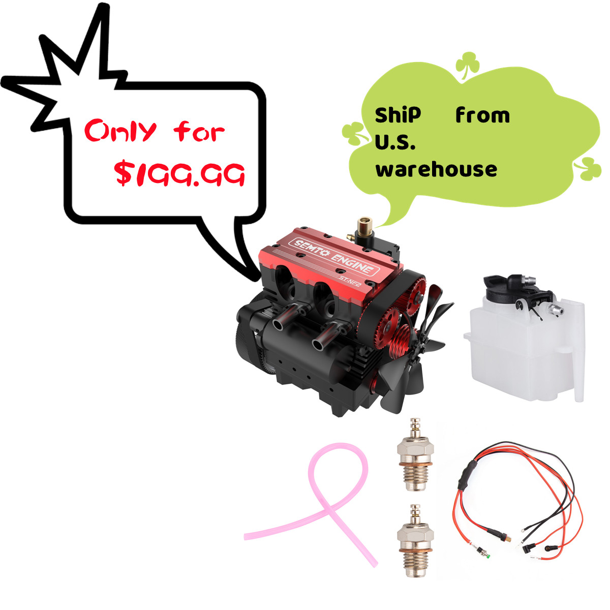 SEMTO Engine TOYAN L200AC
