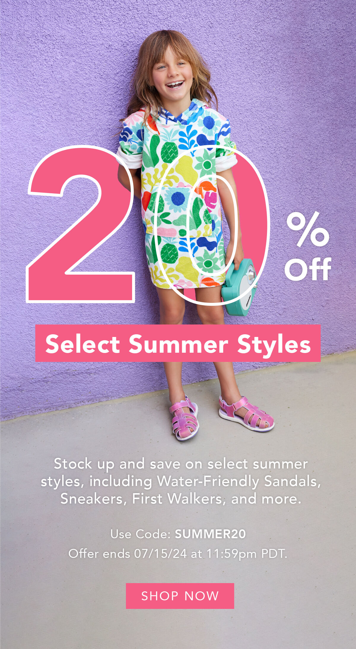 20% Off Select Summer Styles