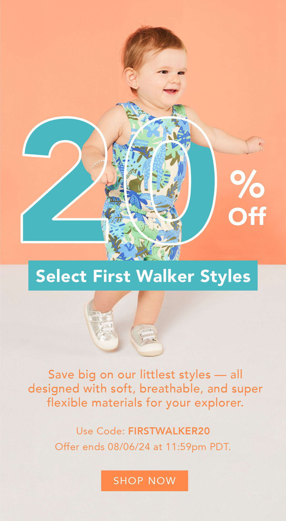 20% Off Select First Walker Styles