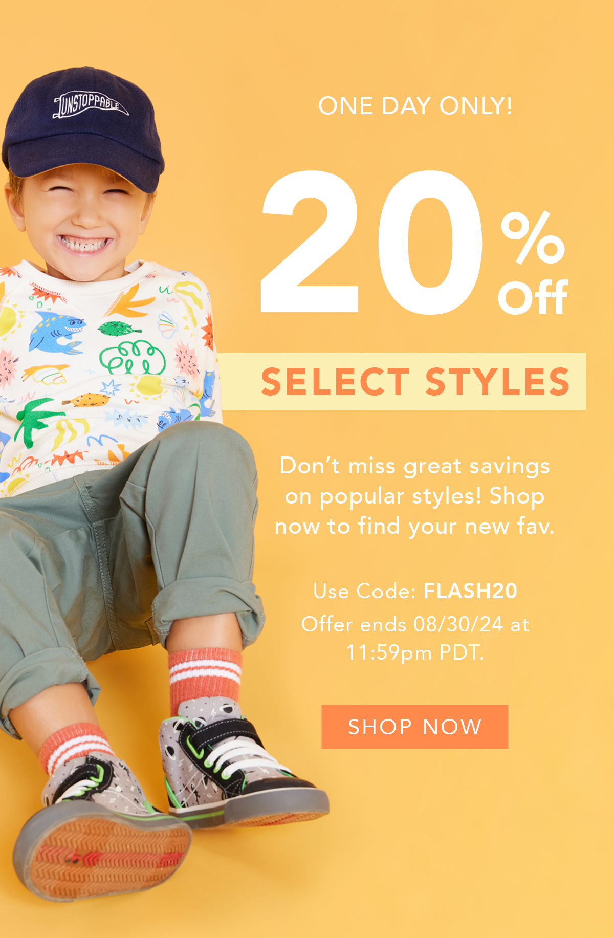 20% Off Select Styles