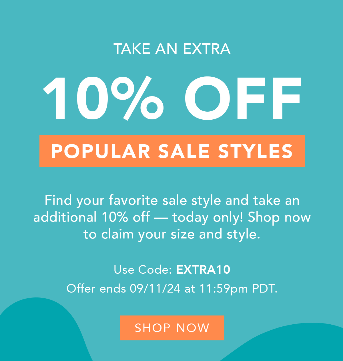 Take an Extra 10% Off!