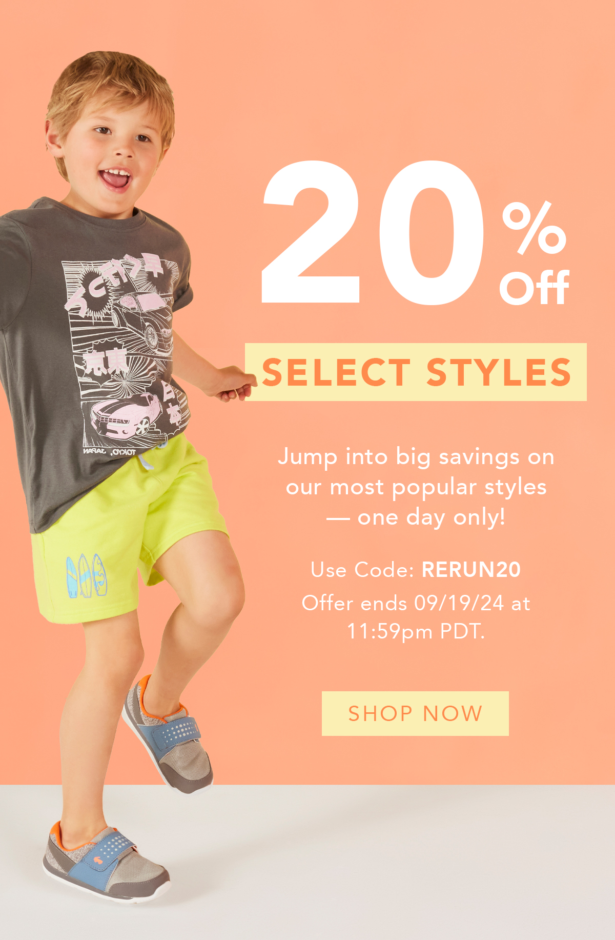 20% Off Select Styles