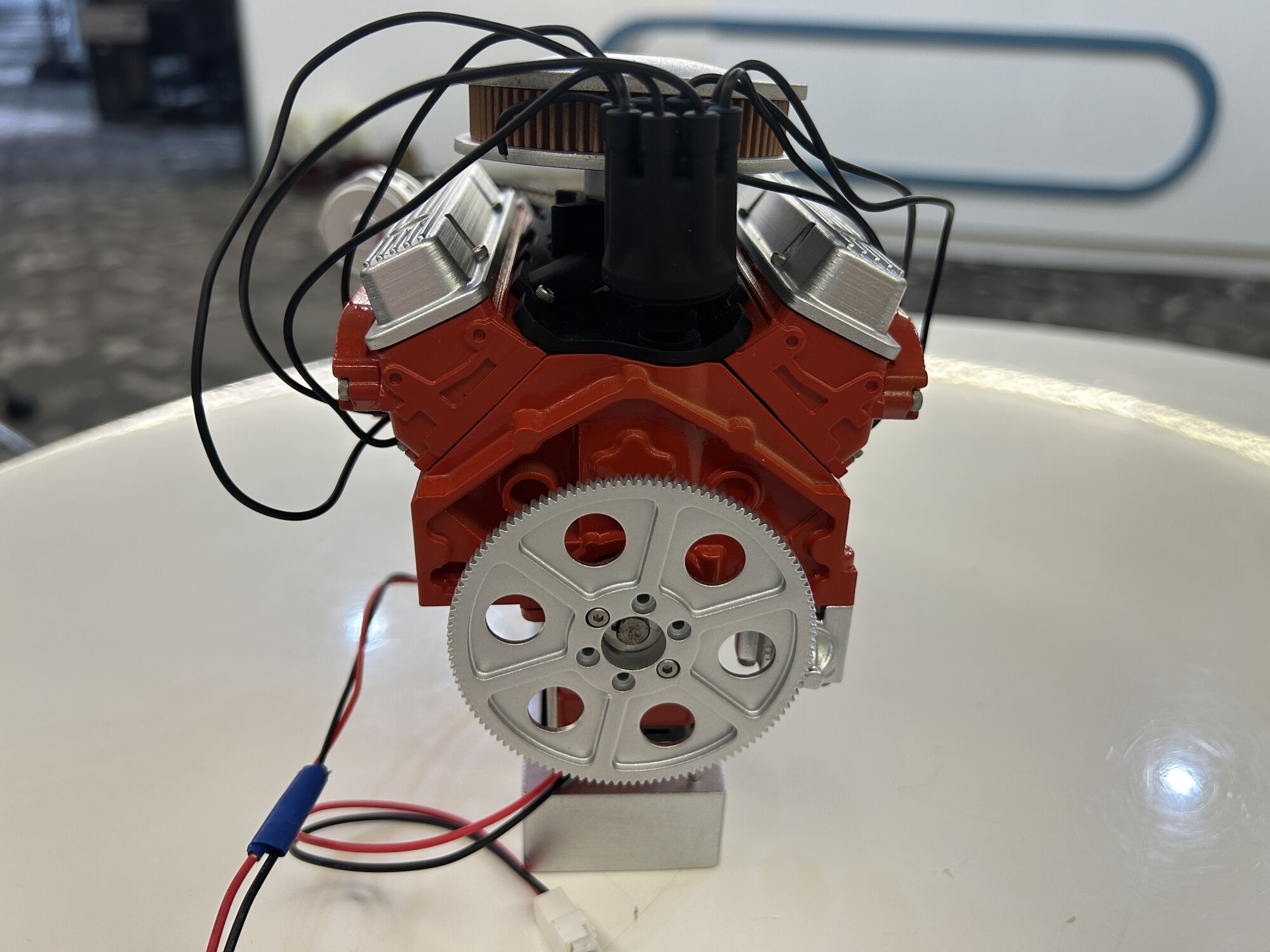 ENJOMOR 1/6 Scale V8 Internal Combustion Engine Model Kit that Works-Build Your Own V8 Engine
