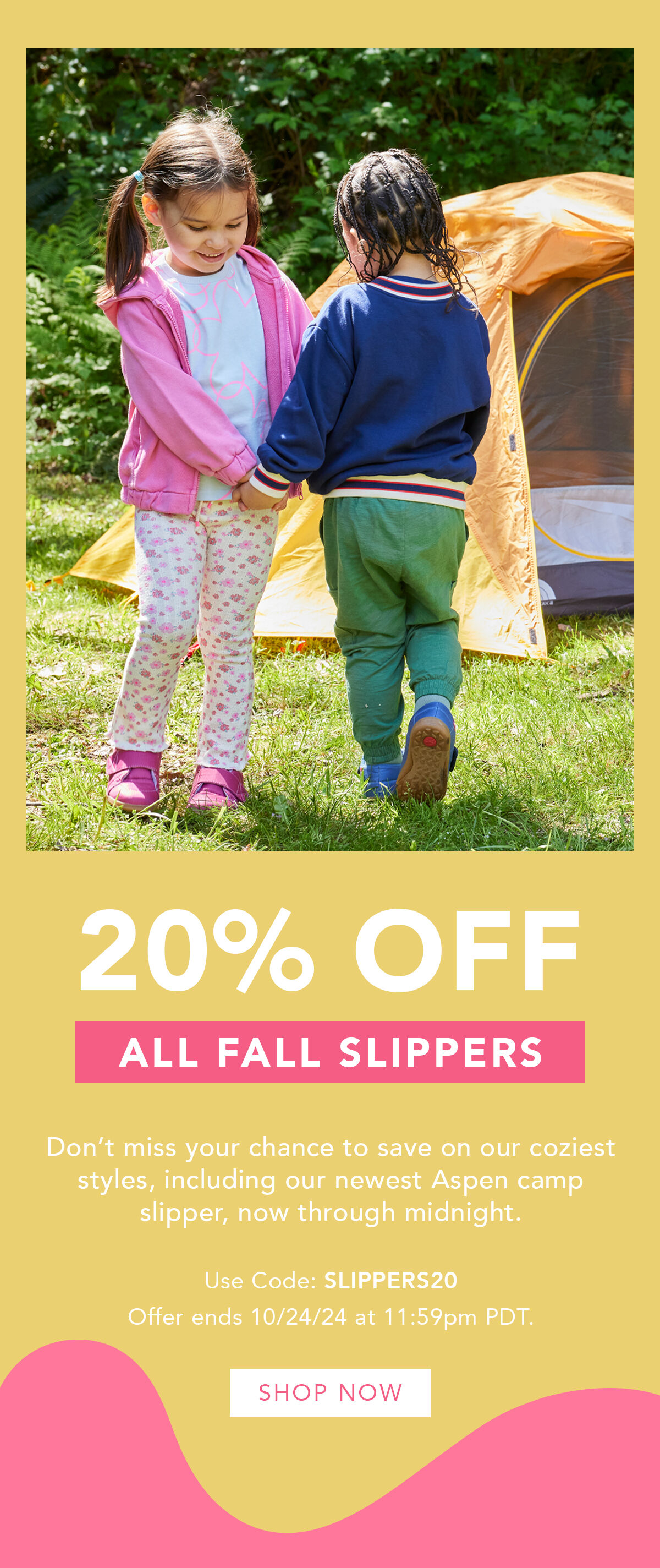 20% Off All Fall Slippers