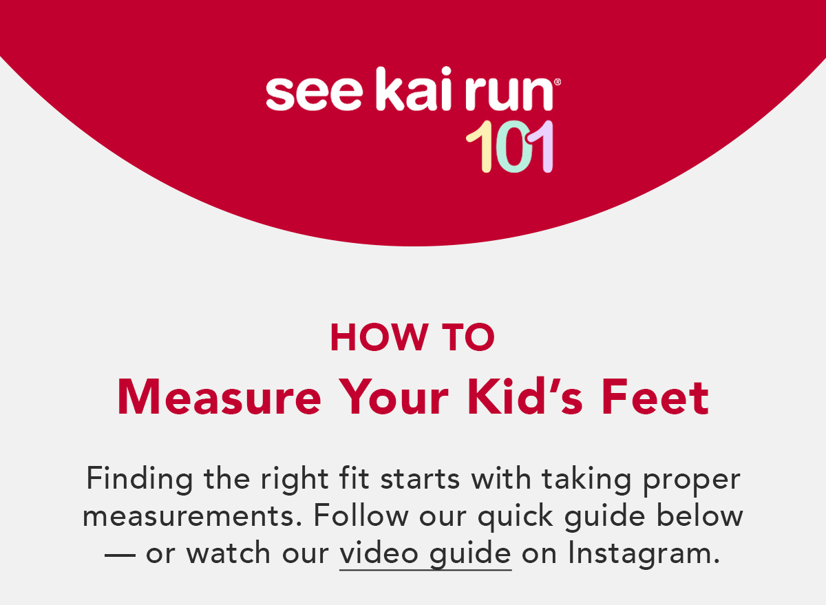 How to Measure Your Kid's Feet