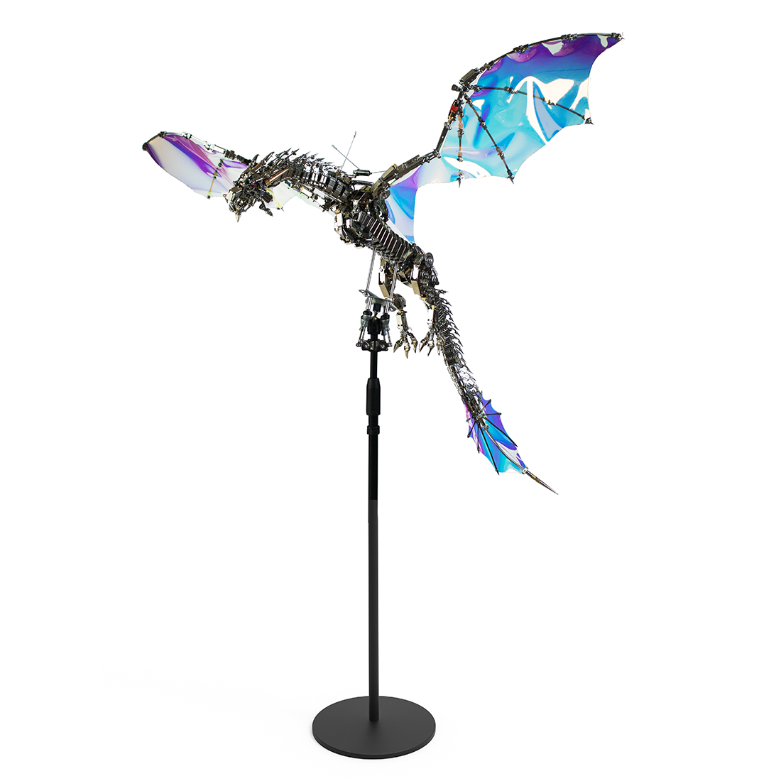 3D Metal Bloodthirsty Aurora Dragon Assembly Model Kit