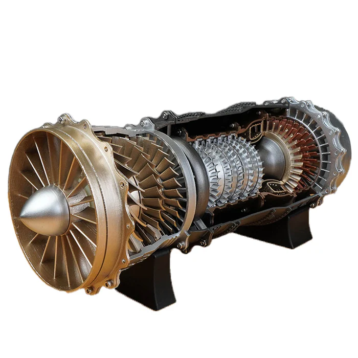 SKYMECH 1/20 Turbofan Engine Model Kit - Build Your Own Turbofan Engine that Works - WS-15 DIY Turbofan Frighter Engine