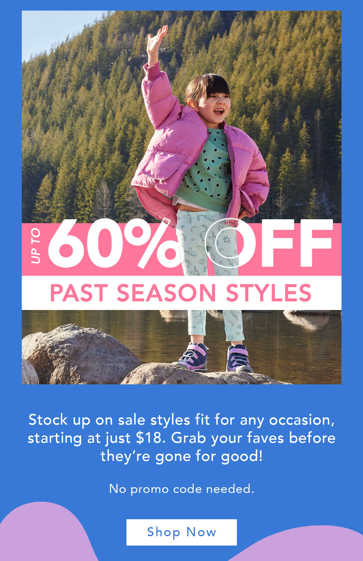 Up To 60% Off Past Season Styles