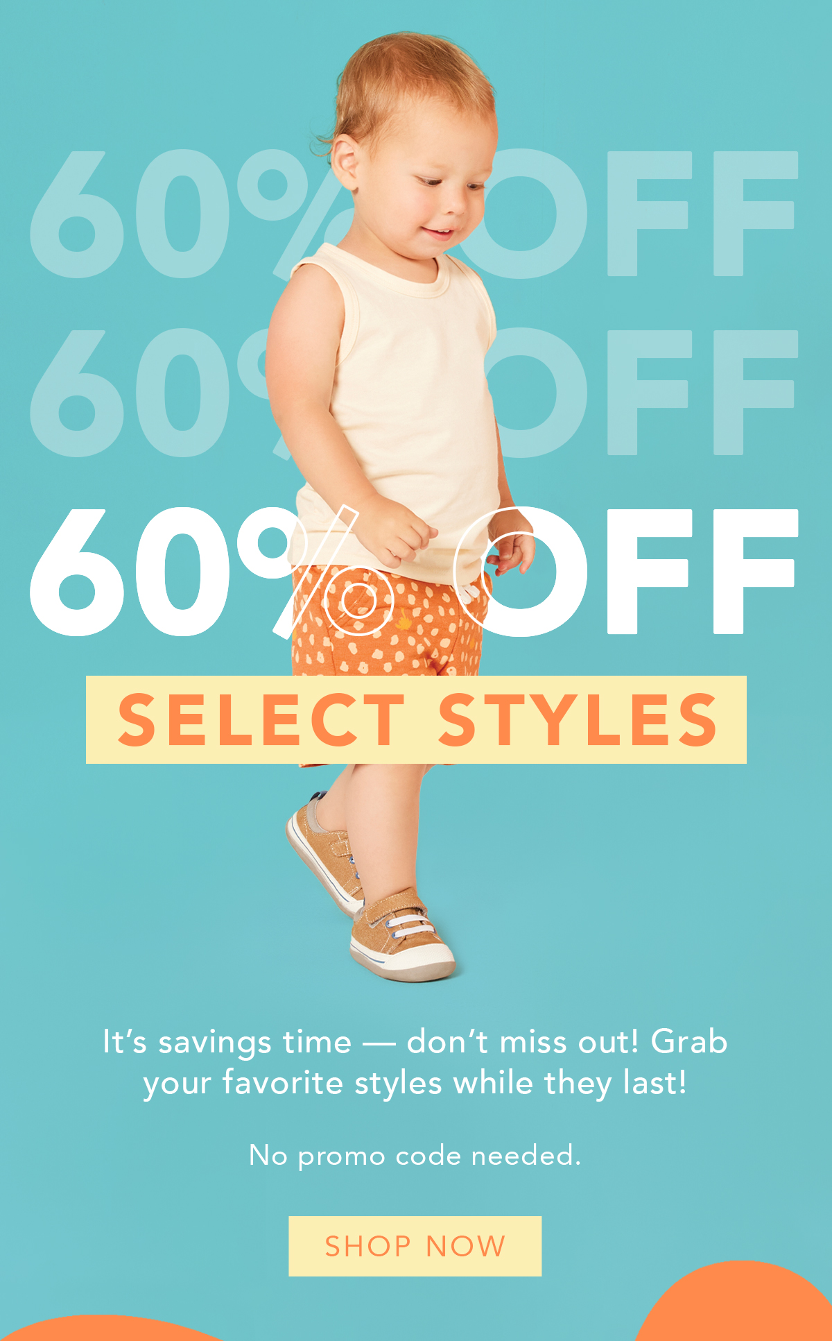 60% Off Select Styles