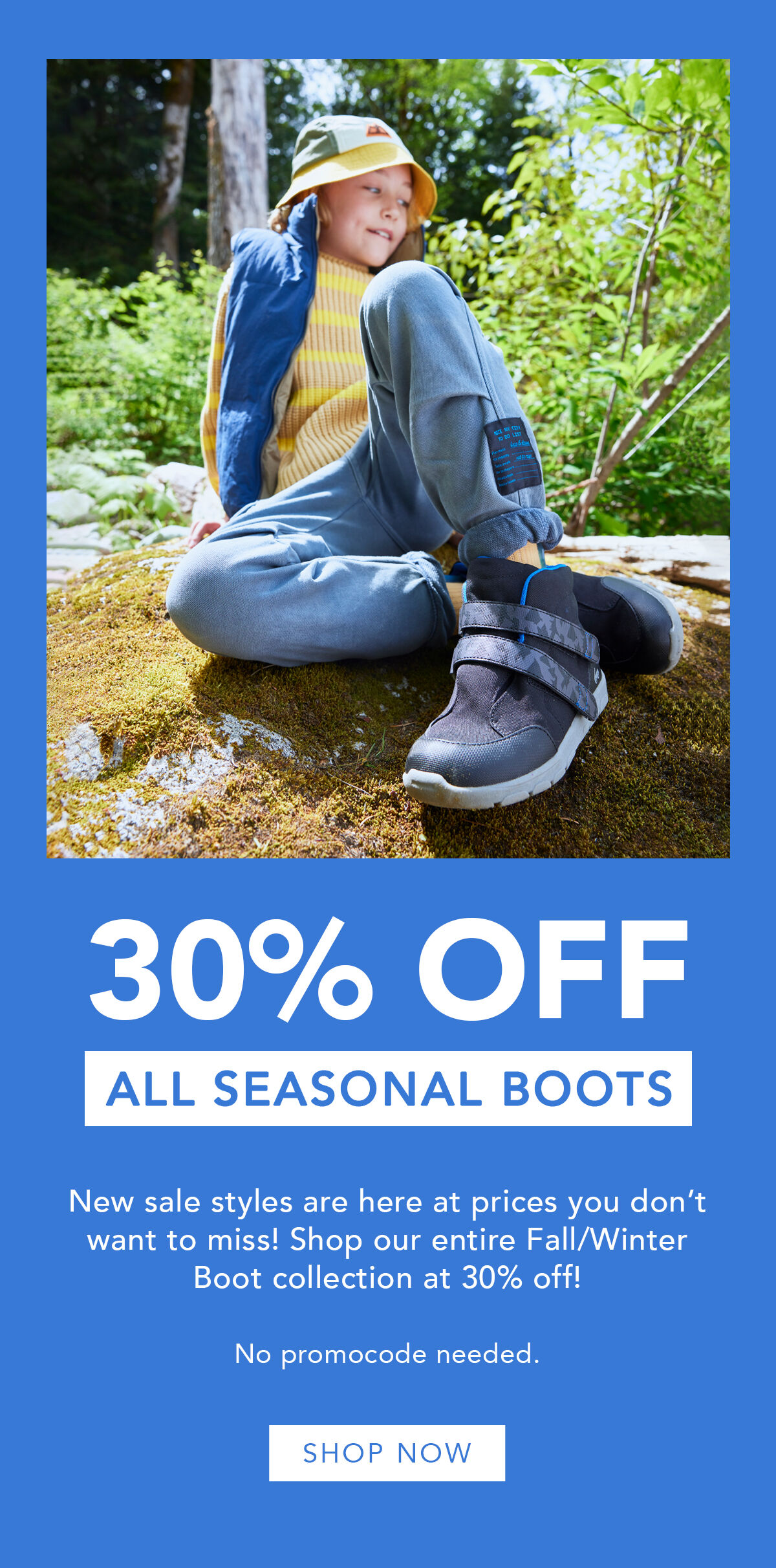 30% Off All Seasonal Boots