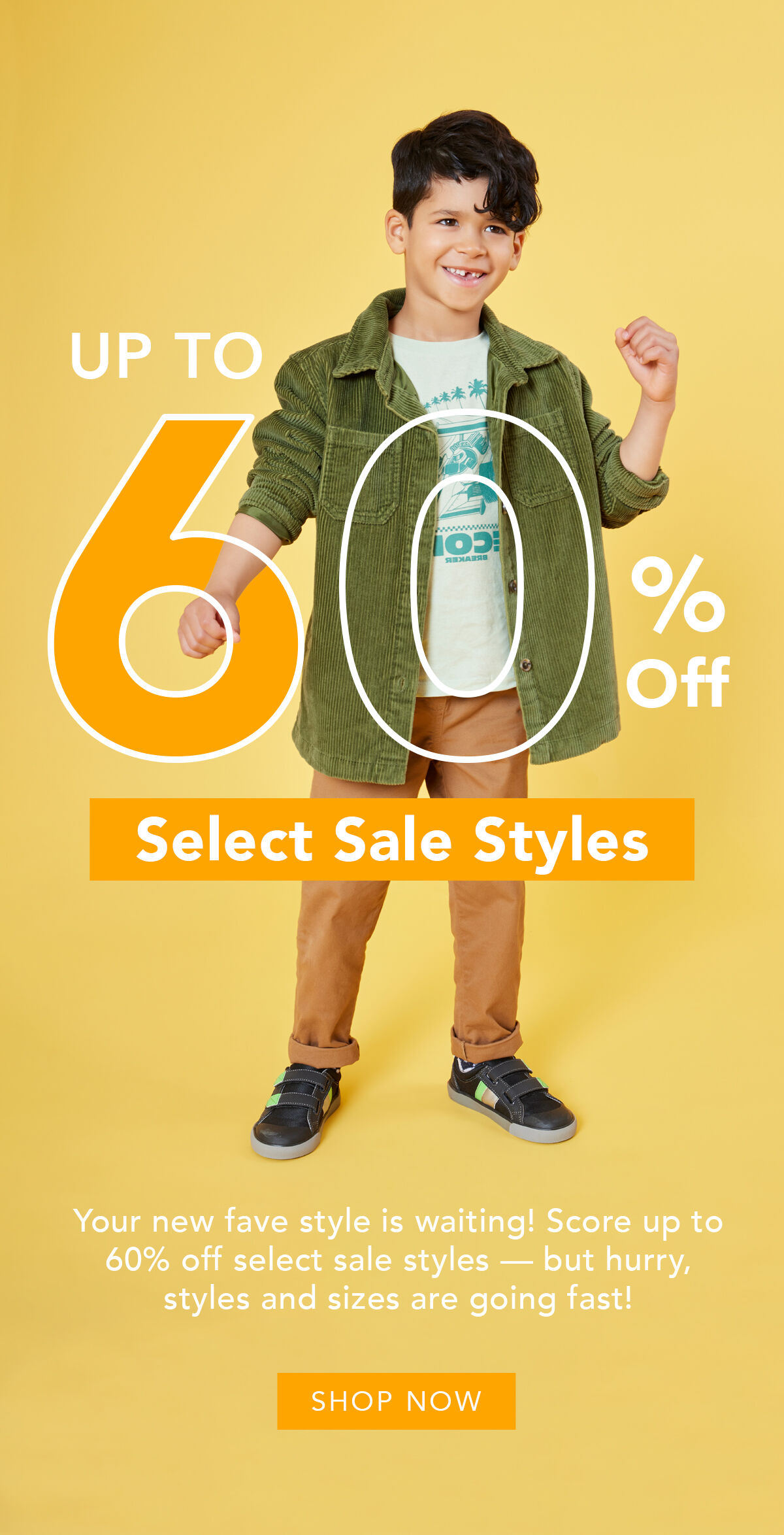 Select Sale Styles Up to 60% Off