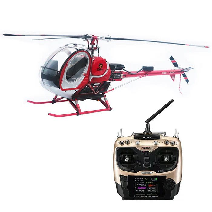 JCZK 300C PRO 2.4G 12CH Flybarless RC Helicopter Model with H1 Smart Flight Control and GPS Positioning 