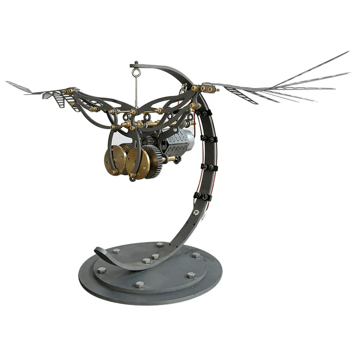 3D Metal Mechanical Flying Bird Model for Kids, Teens, and Adults