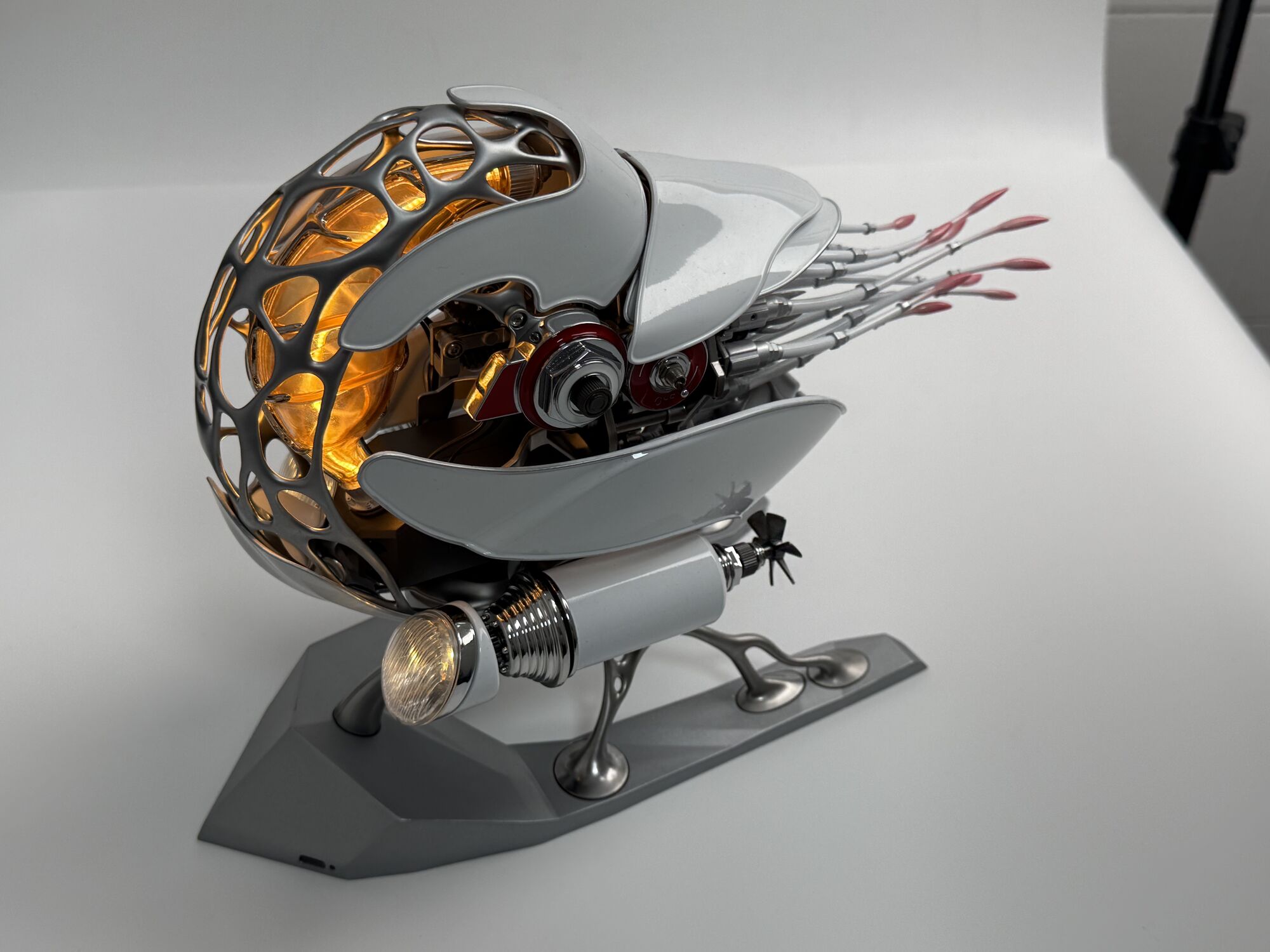 Mechanical Nautilus 3D Metal Model Building Kits with LED Light