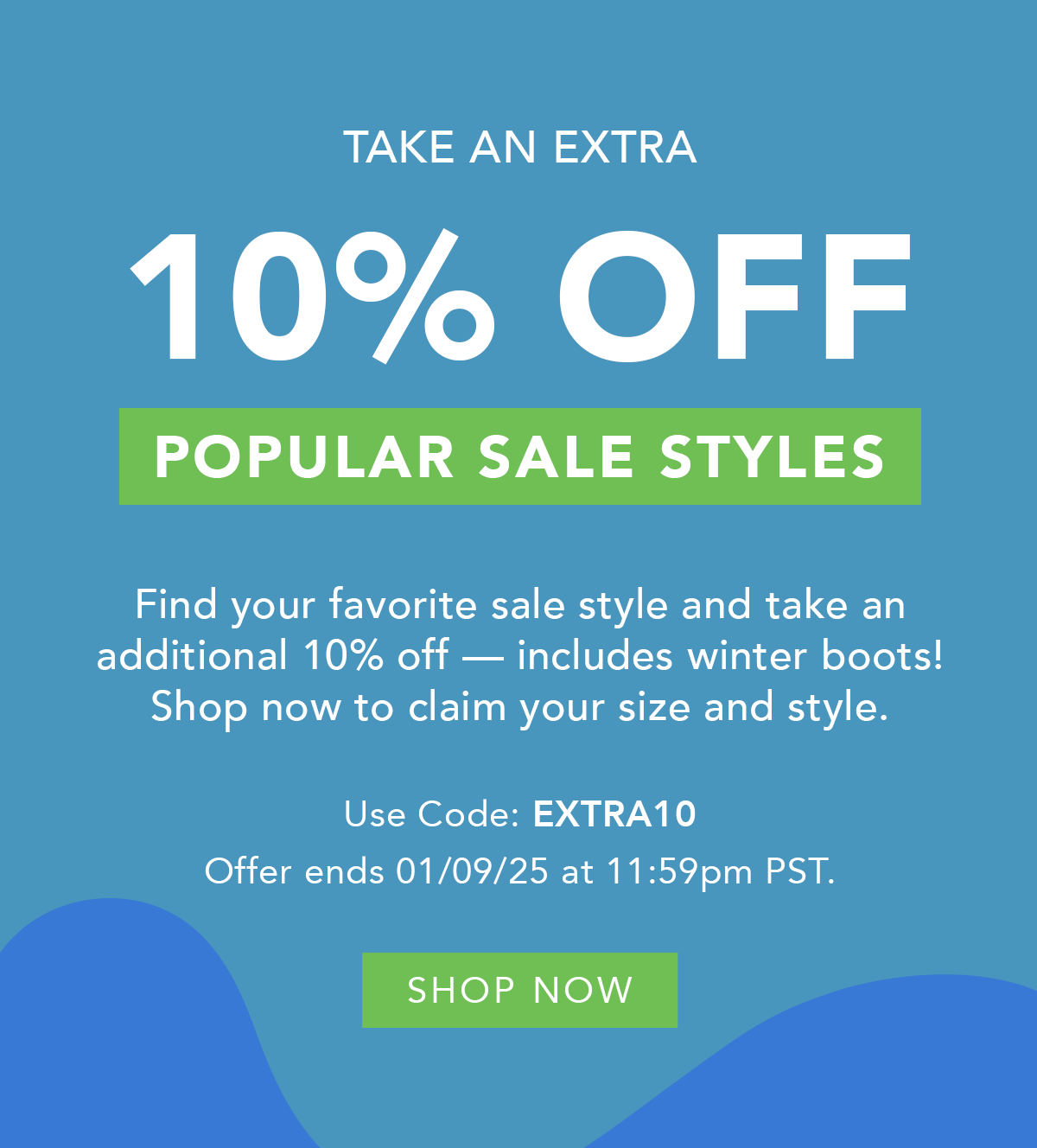 10% Off Popular Sale Styles
