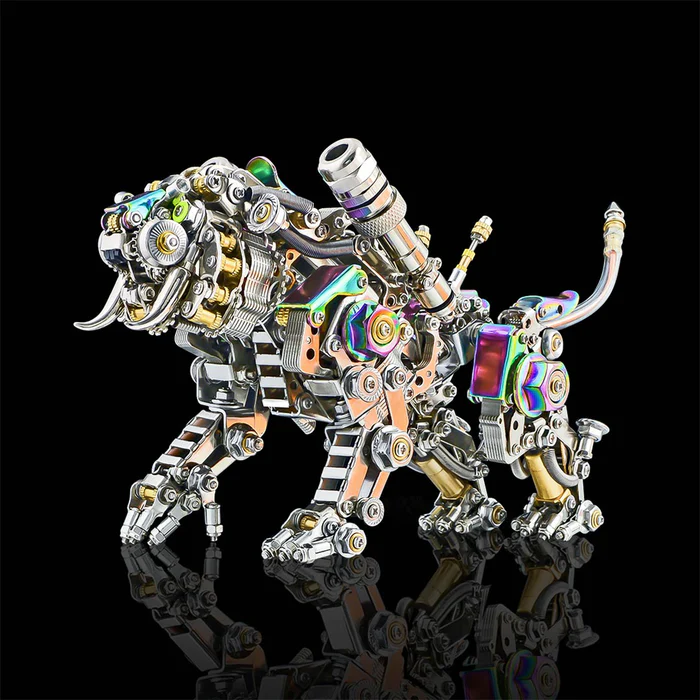 3D Metal Bengal Tiger Kit Assembly DIY Toy