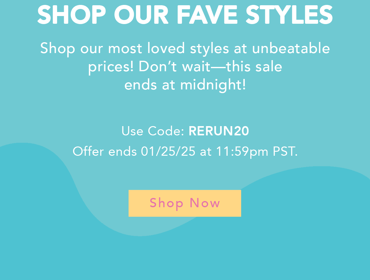Use Code RERUN20