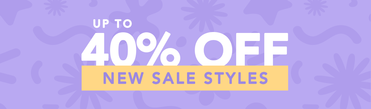 Up to 40% Off New Sale Styles