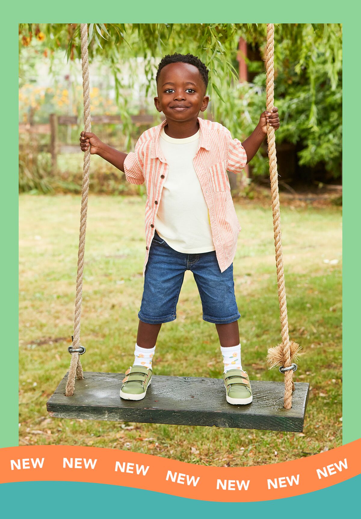Boy on a swing
