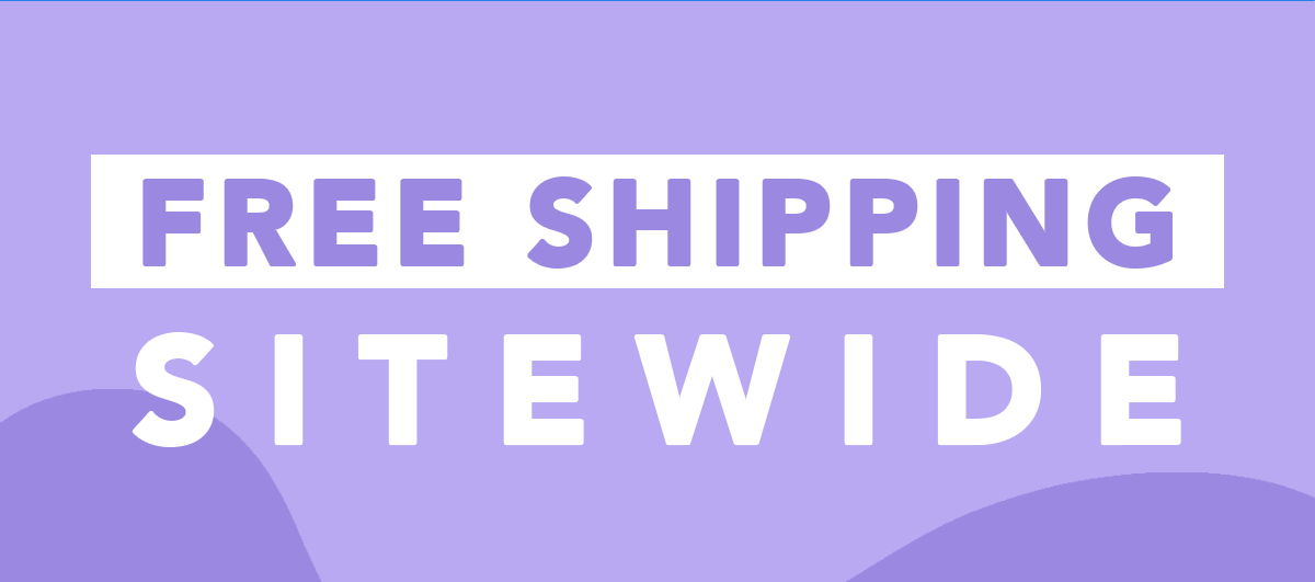 Free shipping sitewide