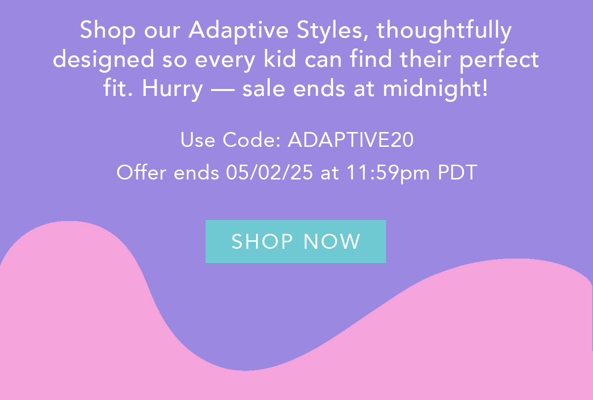 Use Code ADAPTIVE20 at checkout