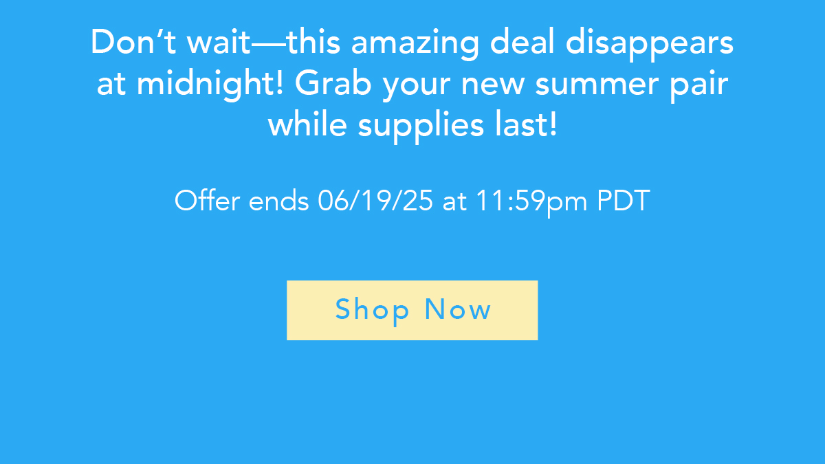 Sale Ends at Midnight!