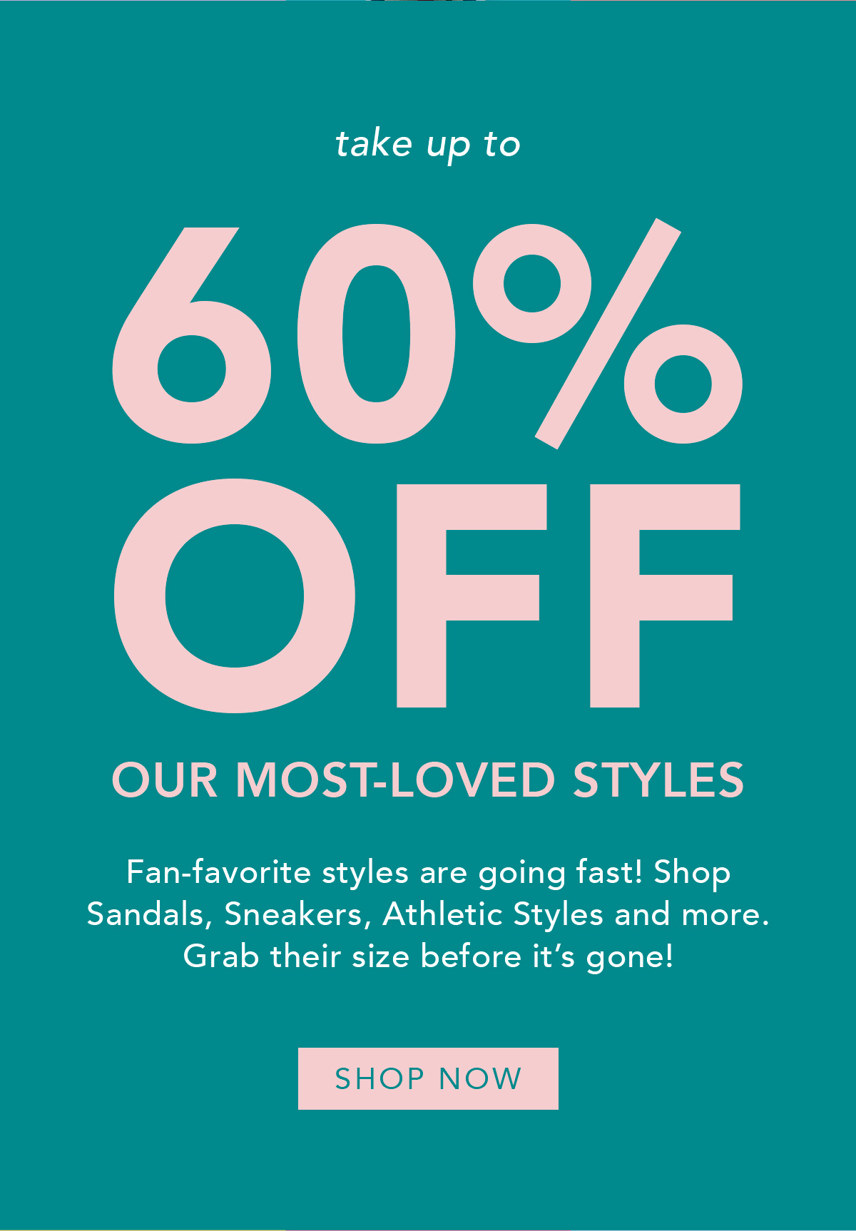 Take up to 60% Off!