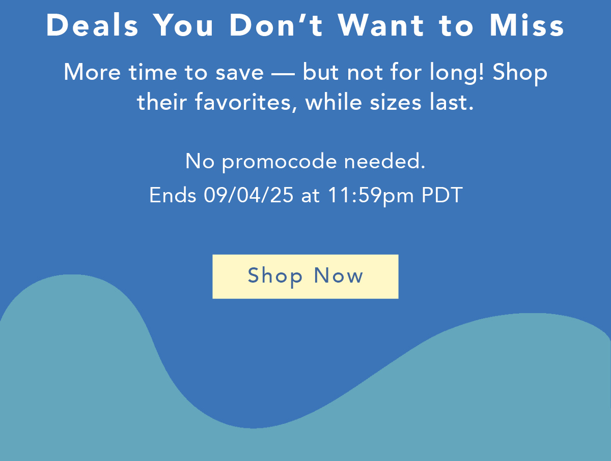Deals you Don't Want to Miss