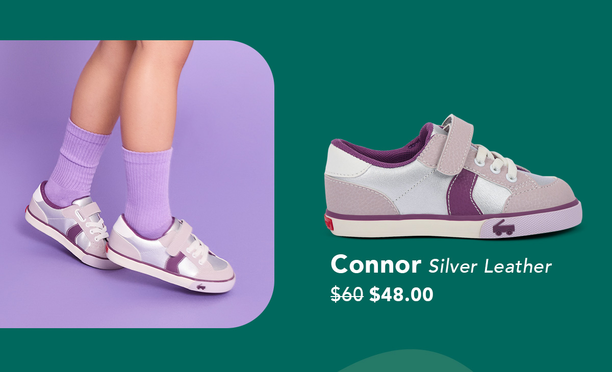 Connor Silver Leather