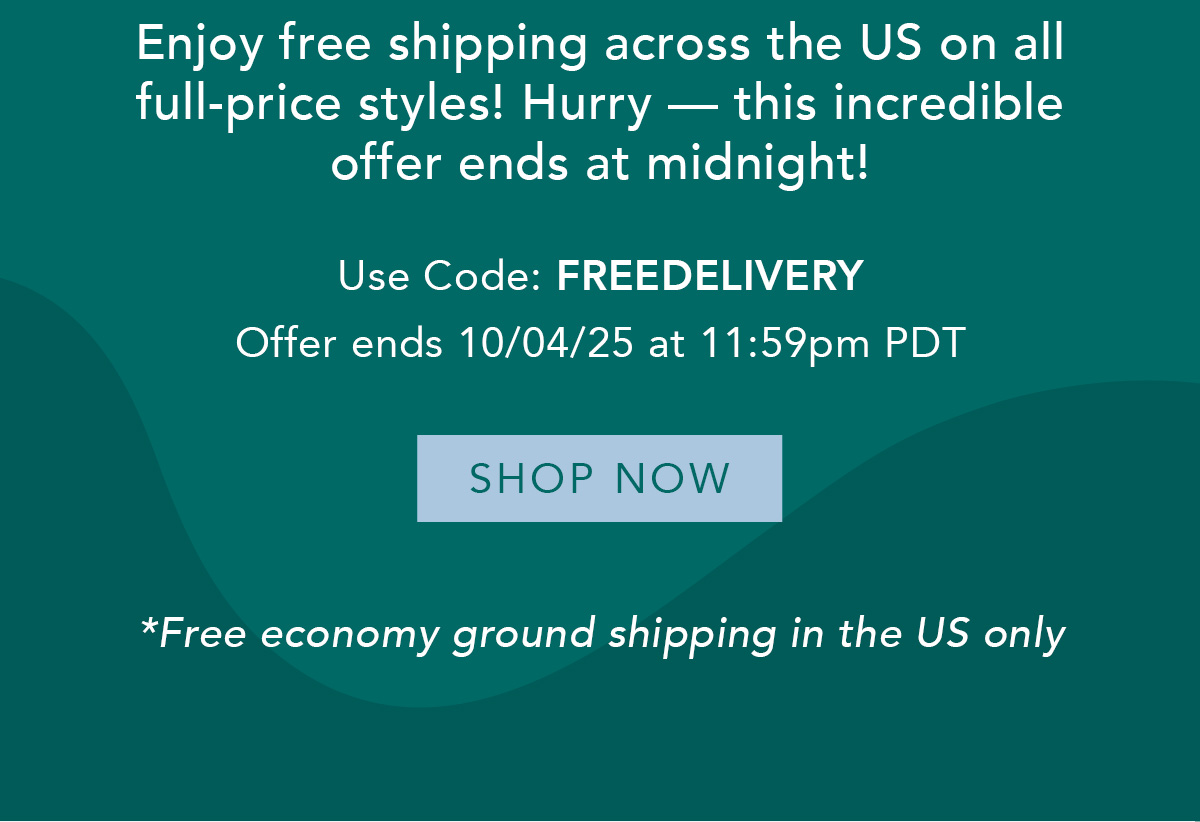 Enjoy Free Economy Ground Shipping on US Orders