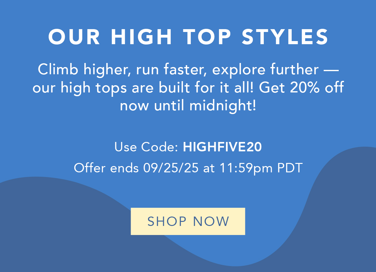 Use Code HIGHFIVE20
