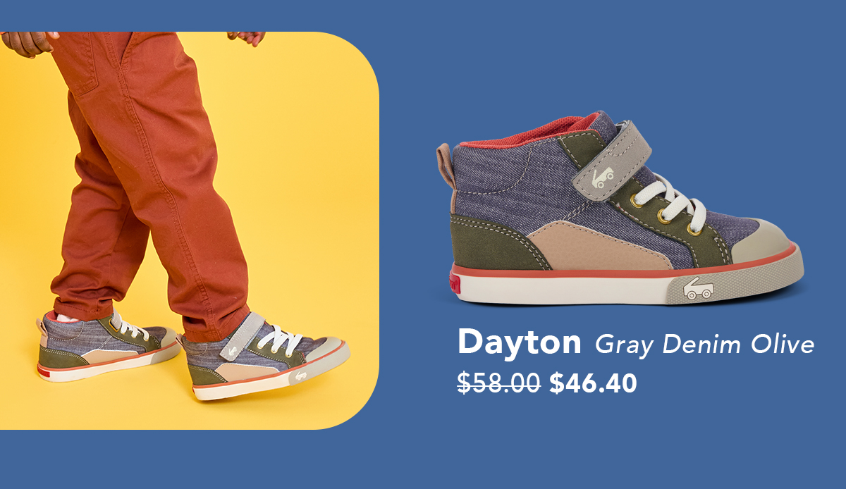 Dayton Gray Denim Olive