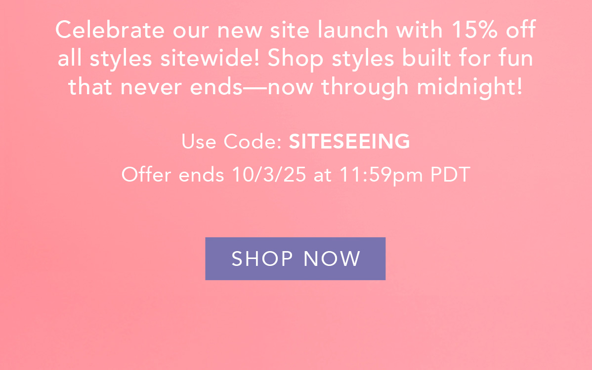 Celebrate our new site launch! 
